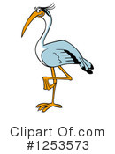 Heron Clipart #1253573 by LaffToon