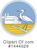 Heron Clipart #1444029 by patrimonio