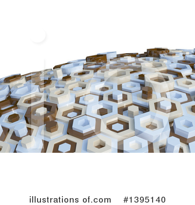 Royalty-Free (RF) Hexagon Clipart Illustration by KJ Pargeter - Stock Sample #1395140