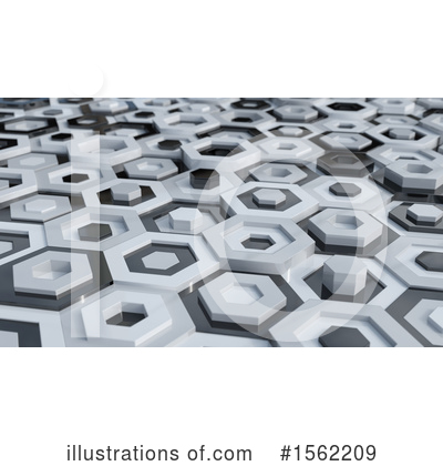 Royalty-Free (RF) Hexagon Clipart Illustration by KJ Pargeter - Stock Sample #1562209