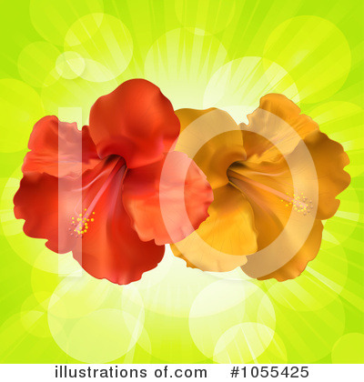 Floral Background Clipart #1055425 by elaineitalia