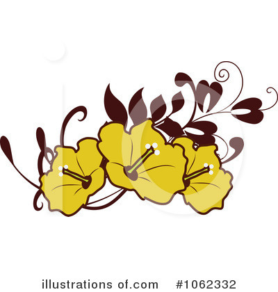 Royalty-Free (RF) Hibiscus Clipart Illustration by Vector Tradition SM - Stock Sample #1062332