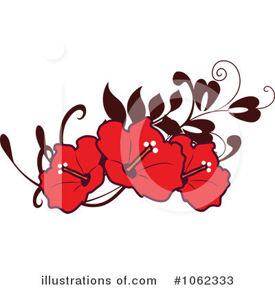 Royalty-Free (RF) Hibiscus Clipart Illustration by Vector Tradition SM - Stock Sample #1062333
