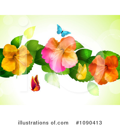 Hibiscus Clipart #1090413 by elaineitalia