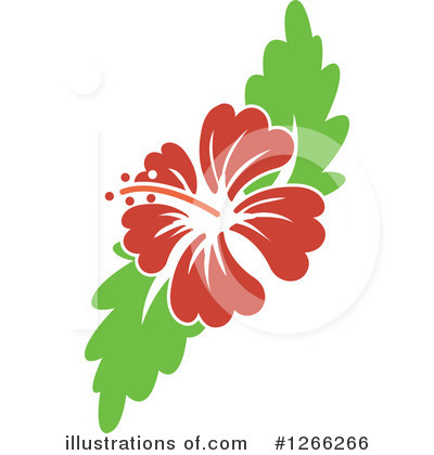Royalty-Free (RF) Hibiscus Clipart Illustration by BNP Design Studio - Stock Sample #1266266