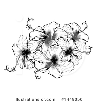 Royalty-Free (RF) Hibiscus Clipart Illustration by AtStockIllustration - Stock Sample #1449050