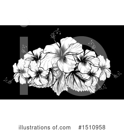 Royalty-Free (RF) Hibiscus Clipart Illustration by AtStockIllustration - Stock Sample #1510958