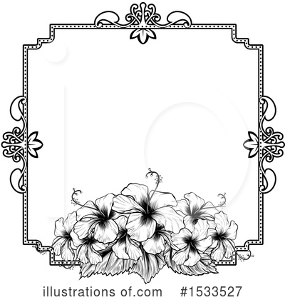 Hibiscus Clipart #1533527 by AtStockIllustration