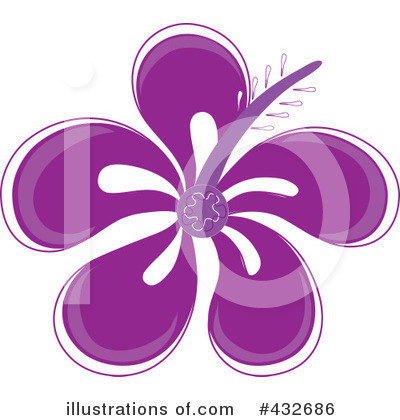 Hibiscus Clipart #432686 by Pams Clipart
