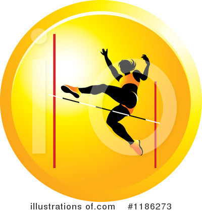 Royalty-Free (RF) High Jump Clipart Illustration by Lal Perera - Stock Sample #1186273