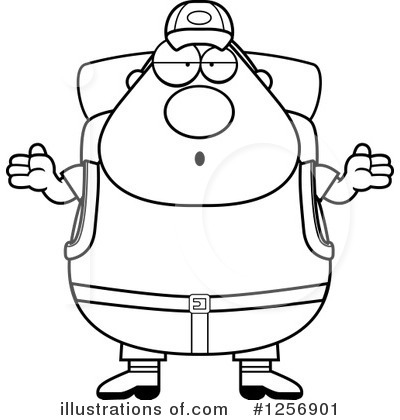 Royalty-Free (RF) Hiker Clipart Illustration by Cory Thoman - Stock Sample #1256901