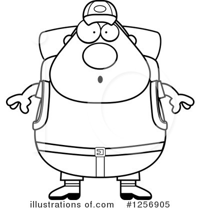 Royalty-Free (RF) Hiker Clipart Illustration by Cory Thoman - Stock Sample #1256905