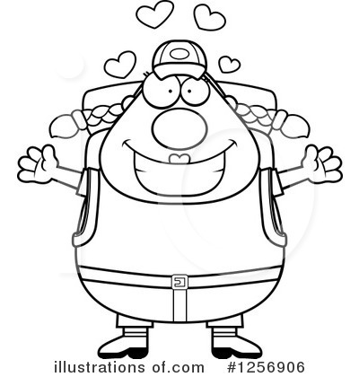 Royalty-Free (RF) Hiker Clipart Illustration by Cory Thoman - Stock Sample #1256906
