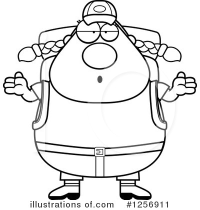 Royalty-Free (RF) Hiker Clipart Illustration by Cory Thoman - Stock Sample #1256911