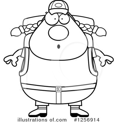 Royalty-Free (RF) Hiker Clipart Illustration by Cory Thoman - Stock Sample #1256914