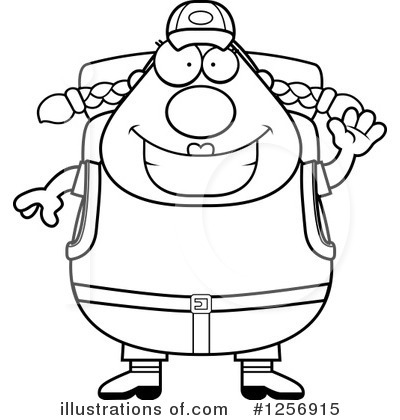 Royalty-Free (RF) Hiker Clipart Illustration by Cory Thoman - Stock Sample #1256915