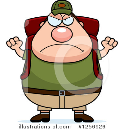 Royalty-Free (RF) Hiker Clipart Illustration by Cory Thoman - Stock Sample #1256926