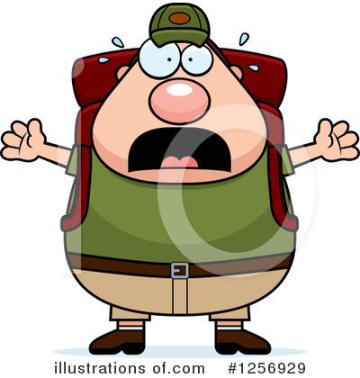 Royalty-Free (RF) Hiker Clipart Illustration by Cory Thoman - Stock Sample #1256929