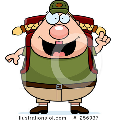 Royalty-Free (RF) Hiker Clipart Illustration by Cory Thoman - Stock Sample #1256937