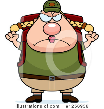 Royalty-Free (RF) Hiker Clipart Illustration by Cory Thoman - Stock Sample #1256938