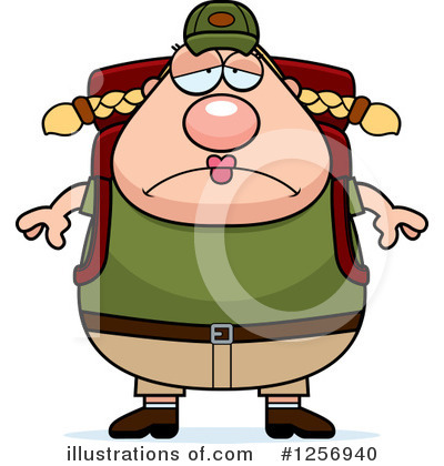 Royalty-Free (RF) Hiker Clipart Illustration by Cory Thoman - Stock Sample #1256940