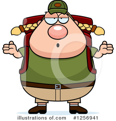 Royalty-Free (RF) Hiker Clipart Illustration by Cory Thoman - Stock Sample #1256941