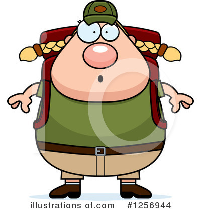 Royalty-Free (RF) Hiker Clipart Illustration by Cory Thoman - Stock Sample #1256944
