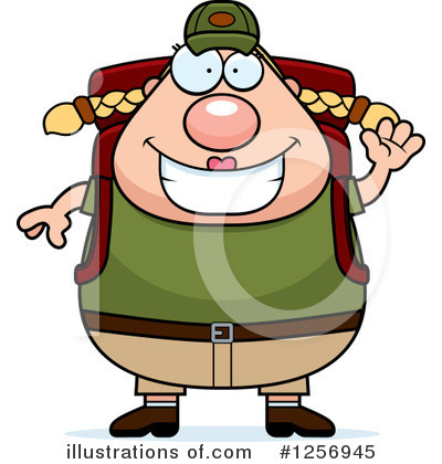 Royalty-Free (RF) Hiker Clipart Illustration by Cory Thoman - Stock Sample #1256945