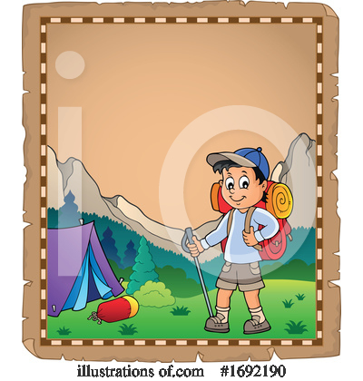 Royalty-Free (RF) Hiker Clipart Illustration by visekart - Stock Sample #1692190