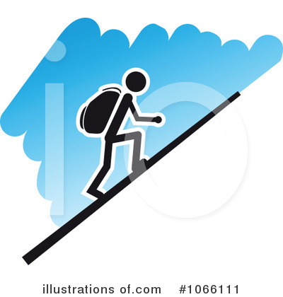 Hiking Clipart #1066111 by Vector Tradition SM