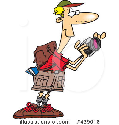 Hiking Clipart #439018 - Illustration by toonaday