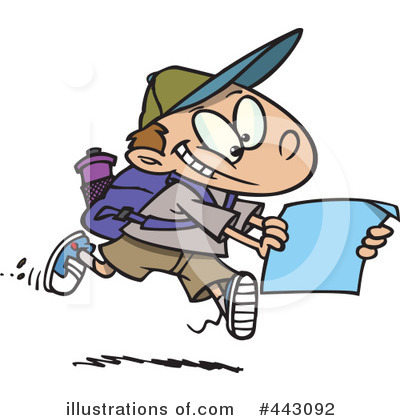 Royalty-Free (RF) Hiking Clipart Illustration by toonaday - Stock Sample #443092