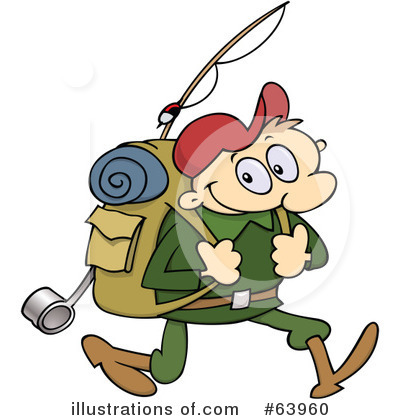 Royalty-Free (RF) Hiking Clipart Illustration by gnurf - Stock Sample #63960