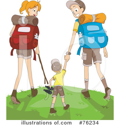 Royalty-Free (RF) Hiking Clipart Illustration by BNP Design Studio - Stock Sample #76234