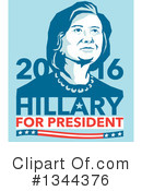 Hillary Clinton Clipart #1344376 by patrimonio