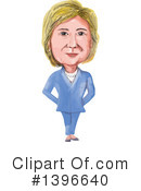 Hillary Clinton Clipart #1396640 by patrimonio