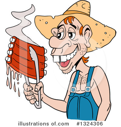 Royalty-Free (RF) Hillbilly Clipart Illustration by LaffToon - Stock Sample #1324306