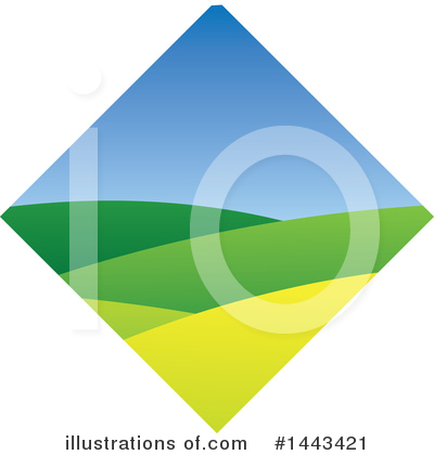 Royalty-Free (RF) Hills Clipart Illustration by ColorMagic - Stock Sample #1443421
