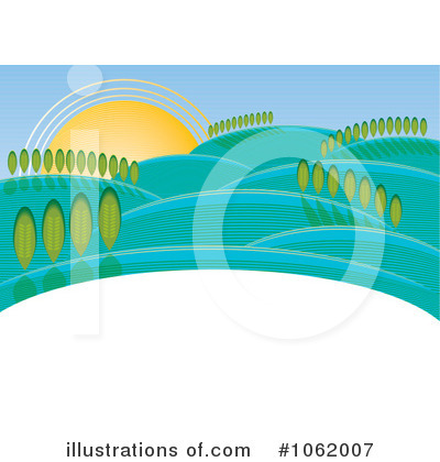 Royalty-Free (RF) Hilly Clipart Illustration by MilsiArt - Stock Sample #1062007
