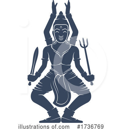 Royalty-Free (RF) Hindu Clipart Illustration by Vector Tradition SM - Stock Sample #1736769