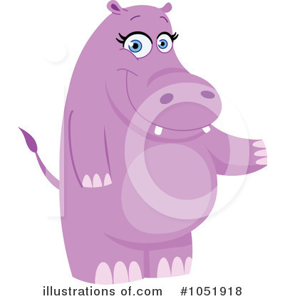 Hippo Clipart #1051918 by yayayoyo