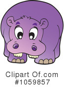 Hippo Clipart #1059857 by visekart