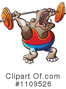 Hippo Clipart #1109526 by Zooco