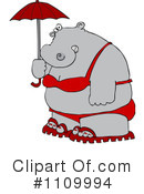 Hippo Clipart #1109994 by djart
