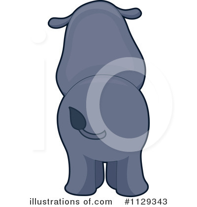 Hippos Clipart #1129343 by BNP Design Studio