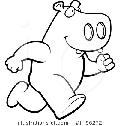 Royalty-Free (RF) Hippo Clipart Illustration by Cory Thoman - Stock Sample #1156272