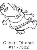 Hippo Clipart #1177632 by toonaday