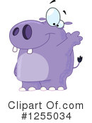 Hippo Clipart #1255034 by yayayoyo