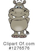 Hippo Clipart #1276576 by Dennis Holmes Designs