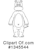 Hippo Clipart #1345544 by Liron Peer